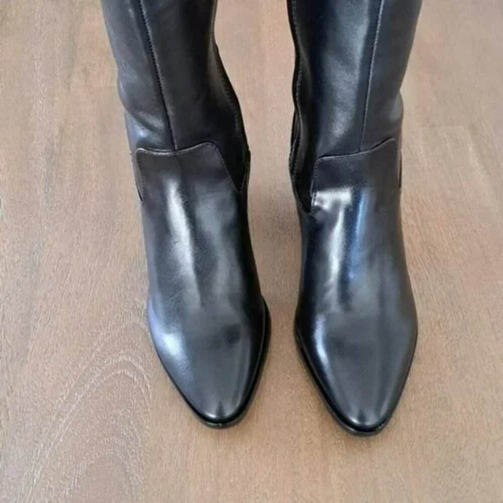 Vince Camuto Evronna Tall Boots - Color: Black - Size: Women 9 - Picture 2 of 11